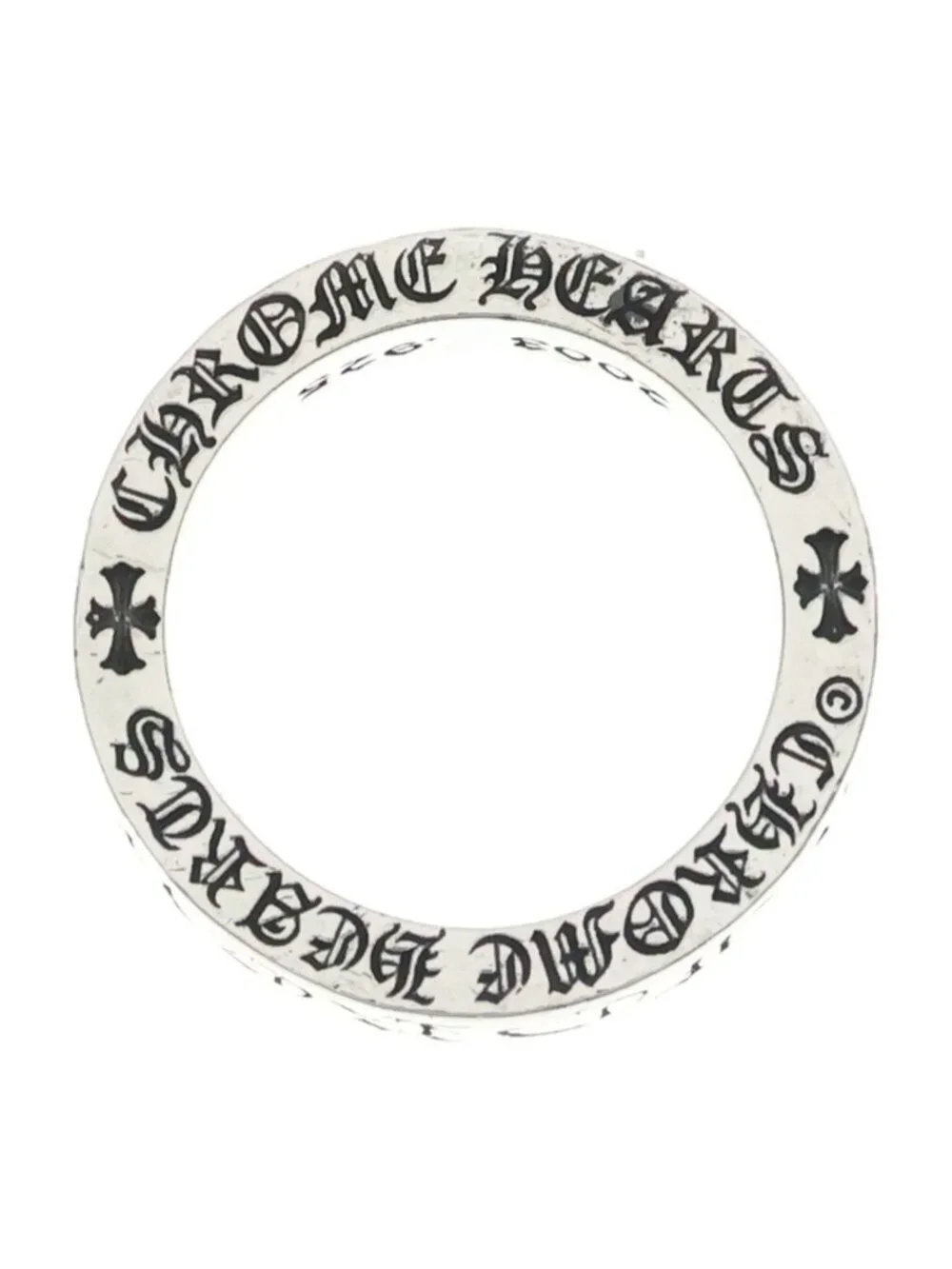 Chrome Hearts Spacer Forever Ring Silver